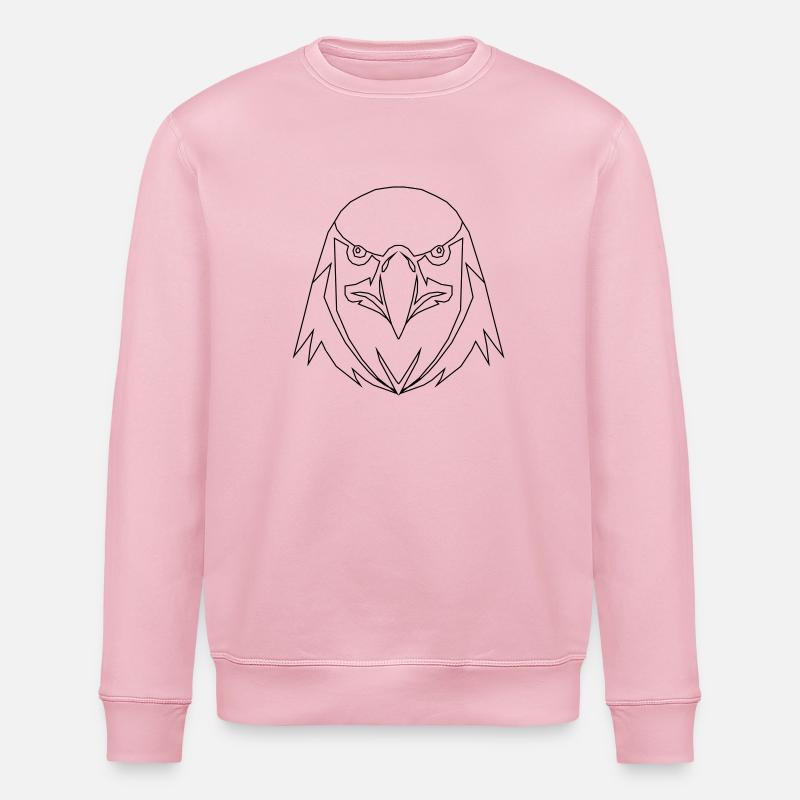 eagle - Stanley/Stella ROLLER Unisex Organic Sweatshirt - cotton pink