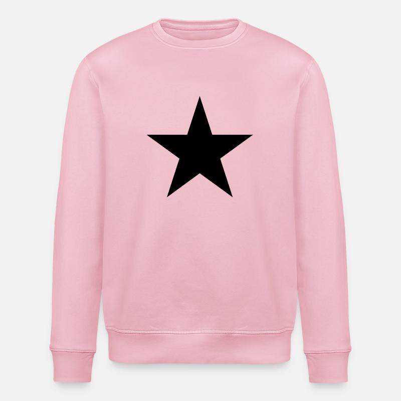 Stern Symbol - Stanley/Stella Unisex Bio-Sweatshirt ROLLER - Hellrosa