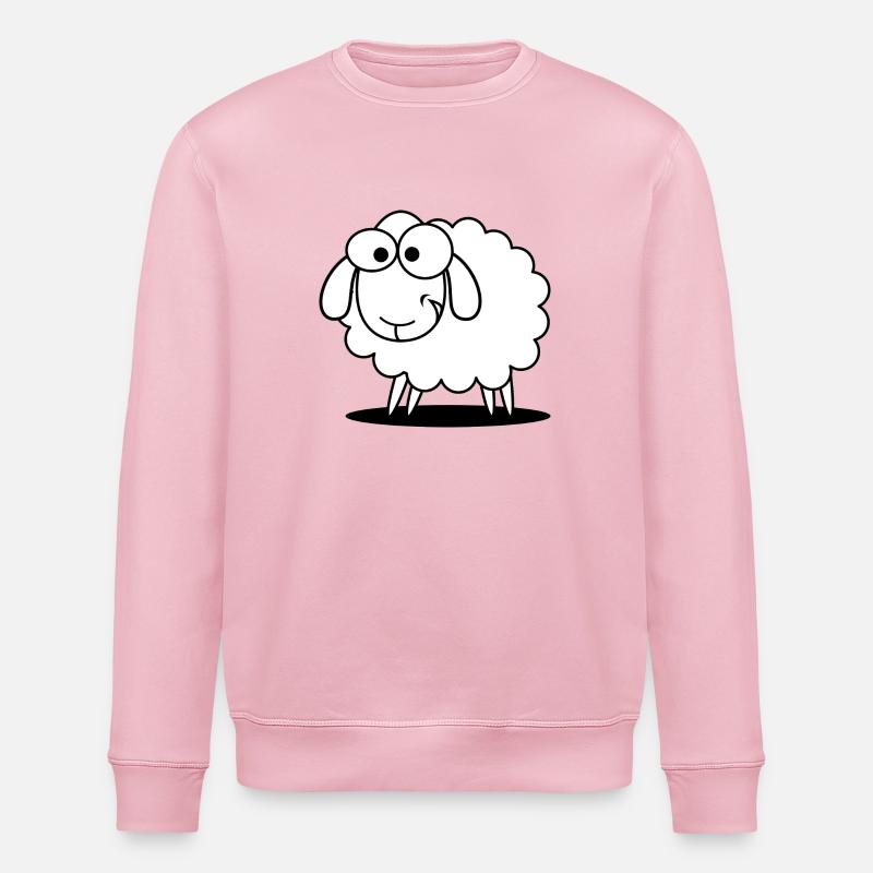 Schaf - Stanley/Stella Unisex Bio-Sweatshirt ROLLER - Hellrosa
