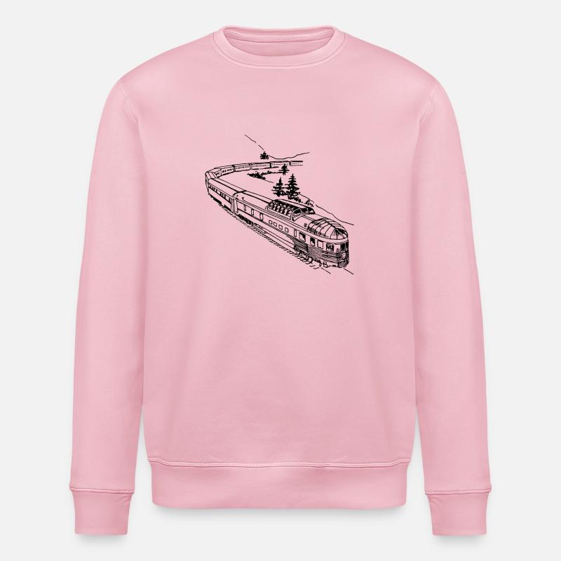 train - Sweat bio ROLLER Stanley/Stella Unisexe - rose pâle