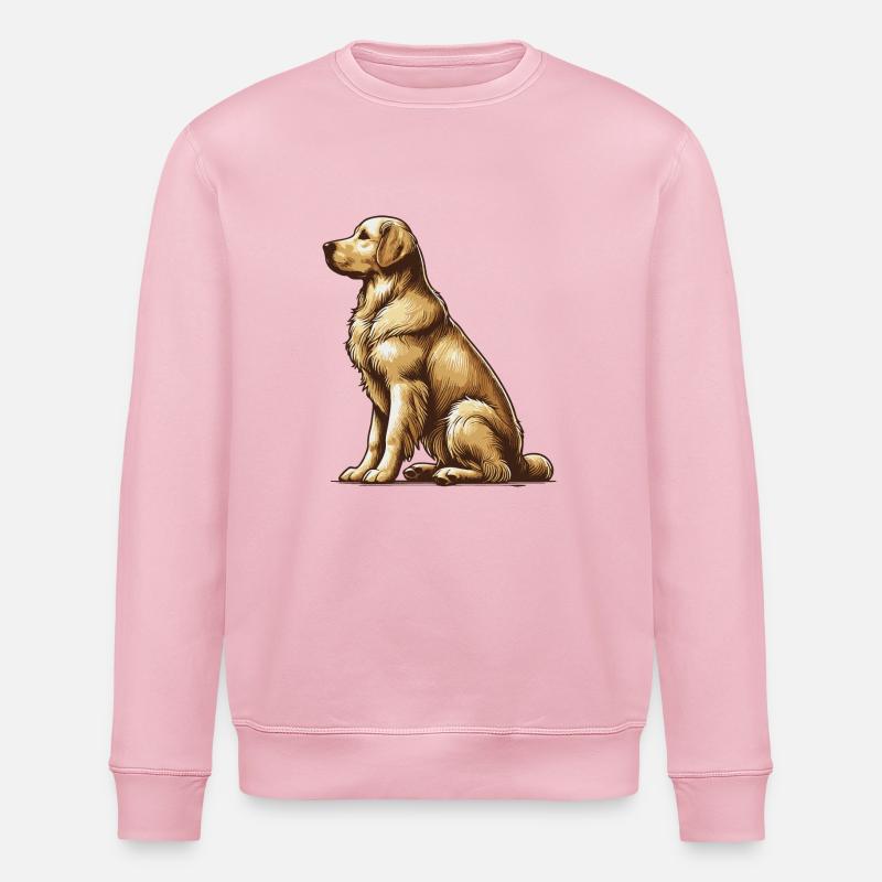 Golden Retriever - Stanley/Stella Unisex Bio-Sweatshirt ROLLER - Hellrosa