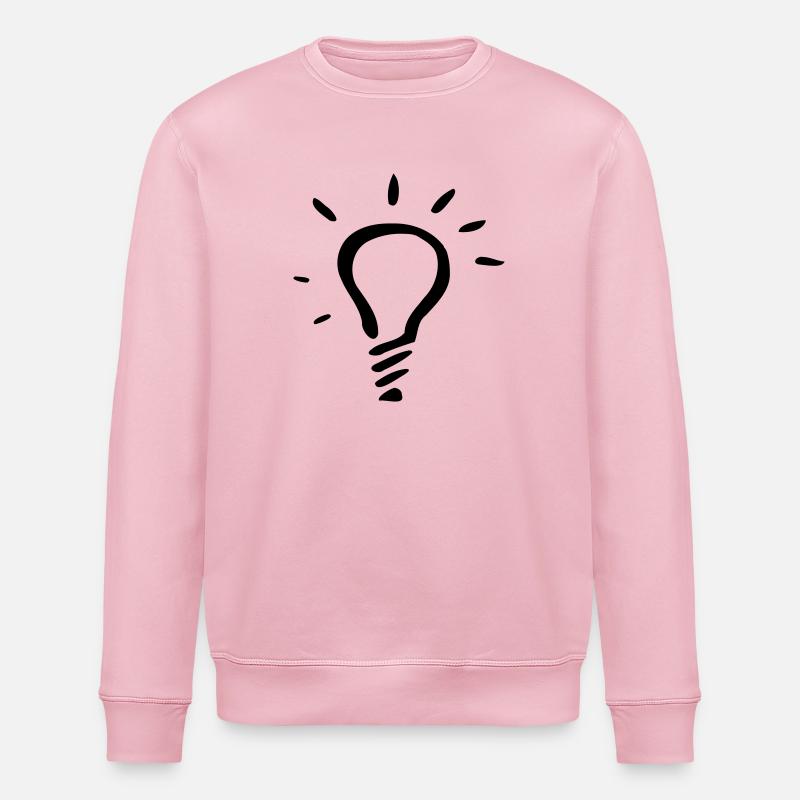 gluehbirne - Stanley/Stella ROLLER Unisex Organic Sweatshirt - cotton pink