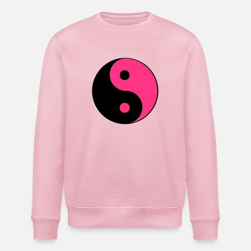 ind Yin Yang - Sweat bio ROLLER Stanley/Stella Unisexe - rose pâle