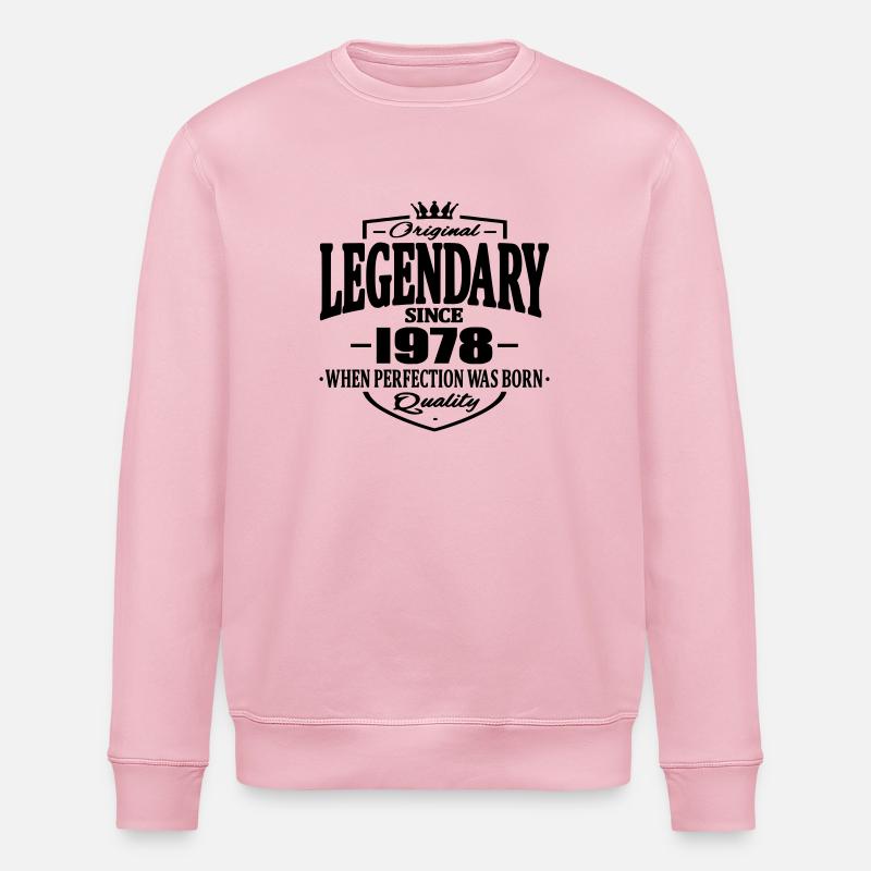 Legendary since 1978 - Stanley/Stella ROLLER Unisex Organic Sweatshirt - cotton pink