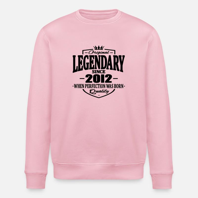 Legendary since 2012 - Stanley/Stella ROLLER Unisex Organic Sweatshirt - cotton pink