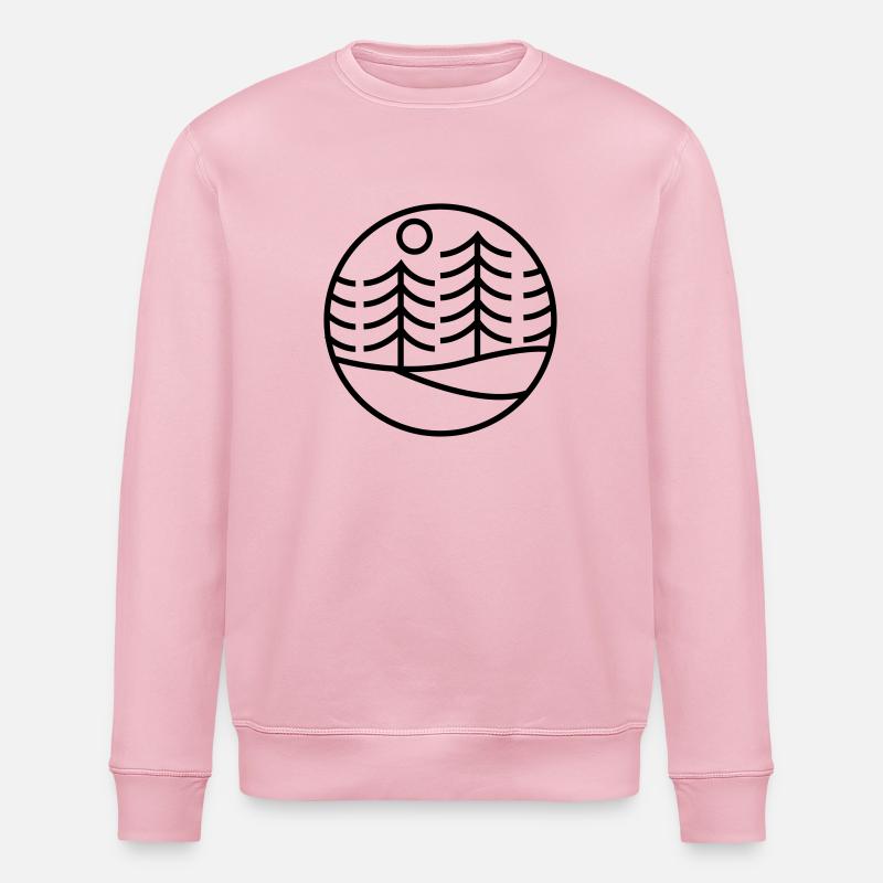 Baum Circle - Stanley/Stella Unisex Bio-Sweatshirt ROLLER - Hellrosa