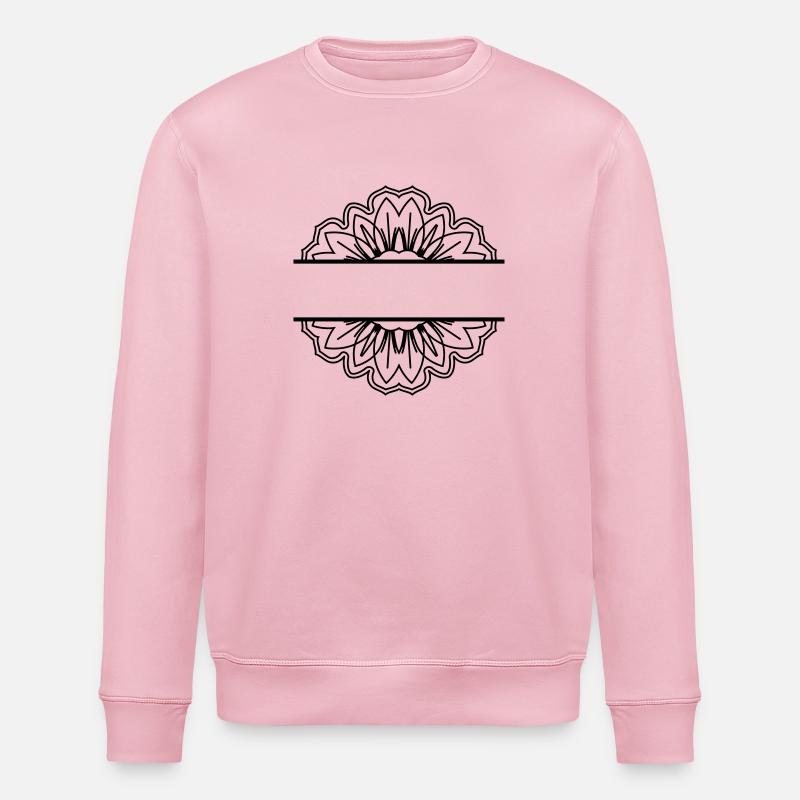 Mandala - Stanley/Stella ROLLER Unisex Organic Sweatshirt - cotton pink