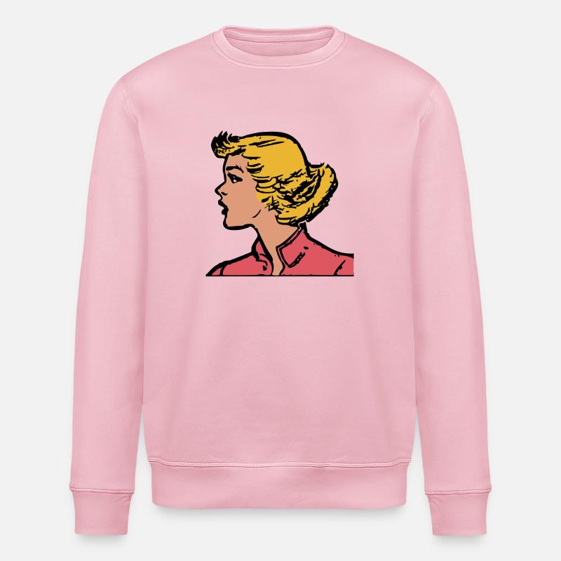 blond - Sweat bio ROLLER Stanley/Stella Unisexe - rose pâle