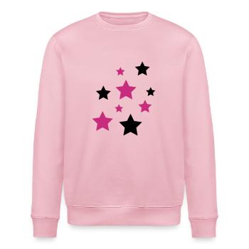 Sterne - Stanley/Stella Unisex Bio-Sweatshirt ROLLER - Hellrosa - Vorne - Nik (191cm)
