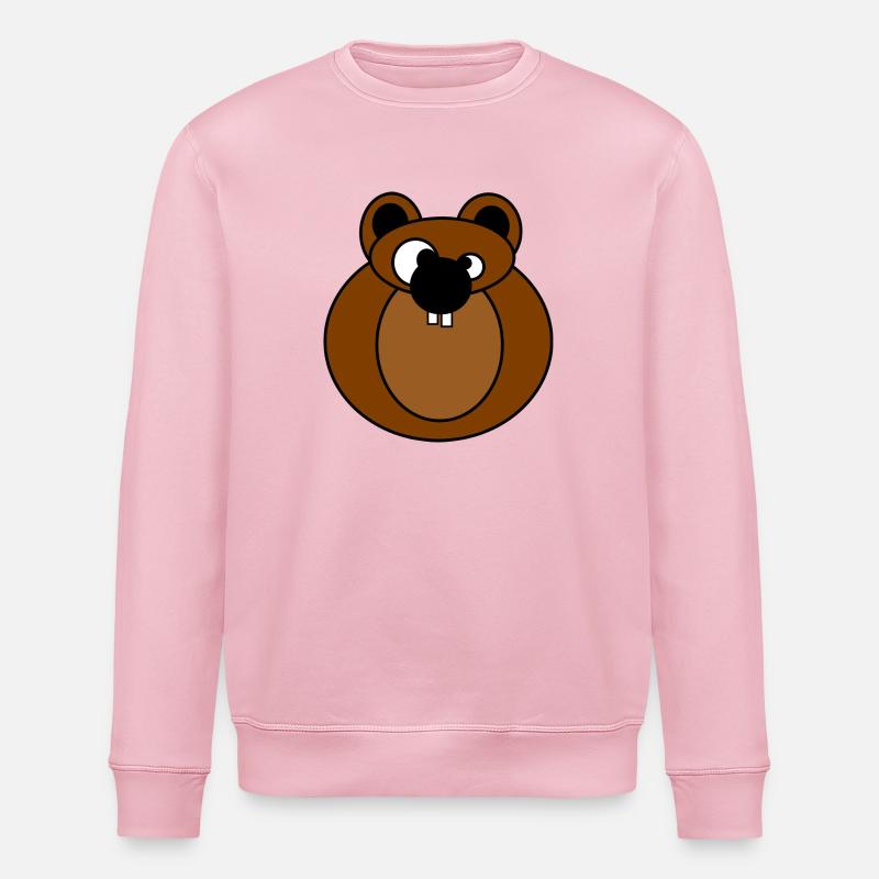 Eichhörnchen - Stanley/Stella Unisex Bio-Sweatshirt ROLLER - Hellrosa