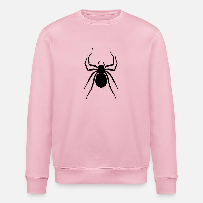 araignée - Sweat bio ROLLER Stanley/Stella Unisexe - rose pâle