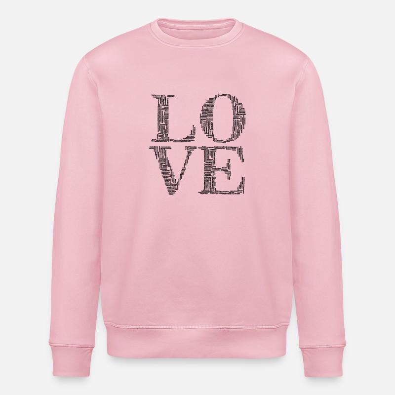 Amore e Amore - Felpa ecologica unisex ROLLER di Stanley/Stella - rosa chiaro
