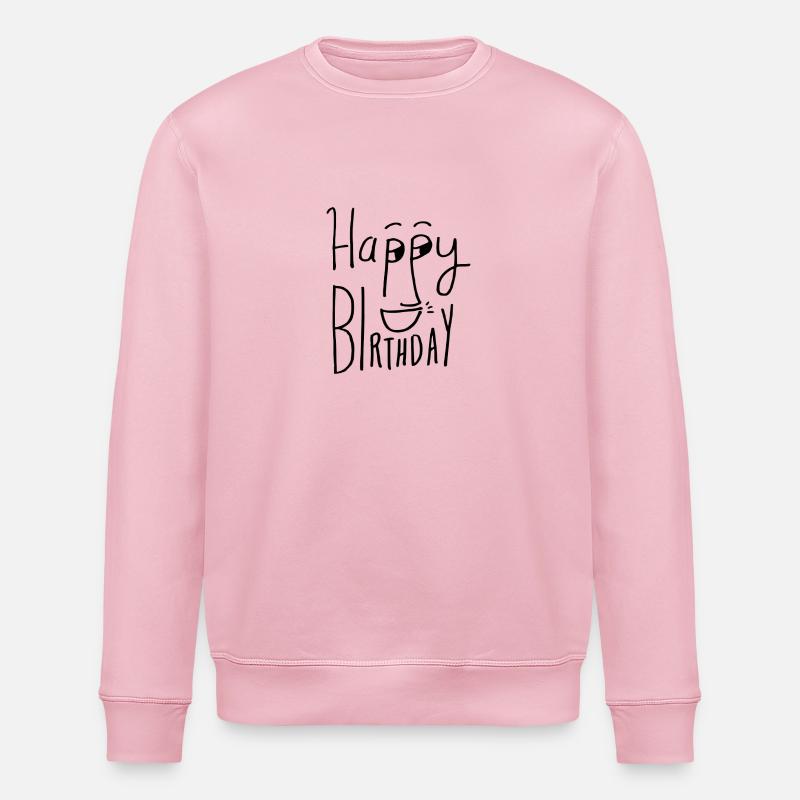 Félicitations - Joyeux anniversaire cadeau - Sweat bio ROLLER Stanley/Stella Unisexe - rose pâle