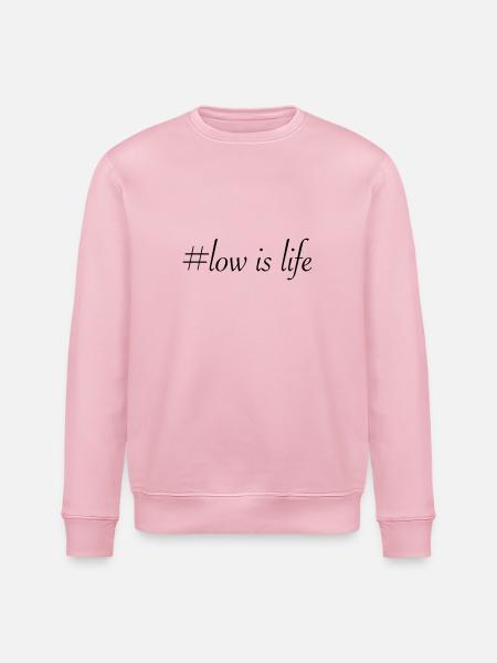lowislife - Stanley/Stella Unisex Bio-Sweatshirt ROLLER - Hellrosa