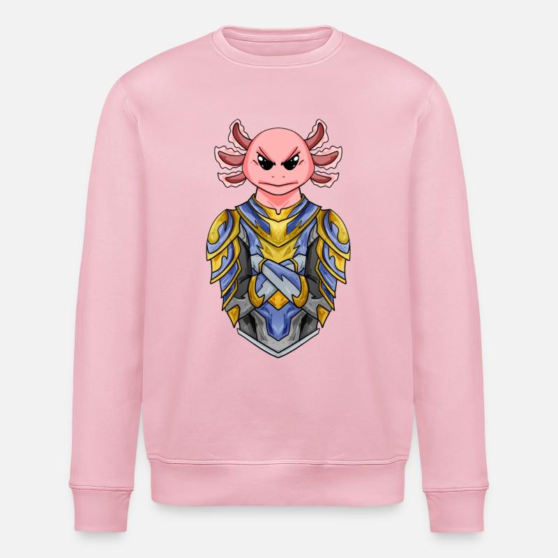 Ritter Axolotl cool - Sweat bio ROLLER Stanley/Stella Unisexe - rose pâle
