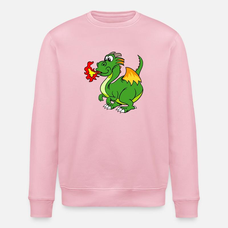Drachen - Stanley/Stella Unisex Bio-Sweatshirt ROLLER - Hellrosa