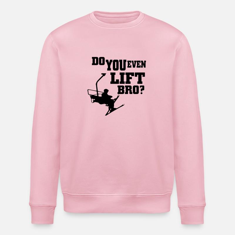 ski - Sweat bio ROLLER Stanley/Stella Unisexe - rose pâle