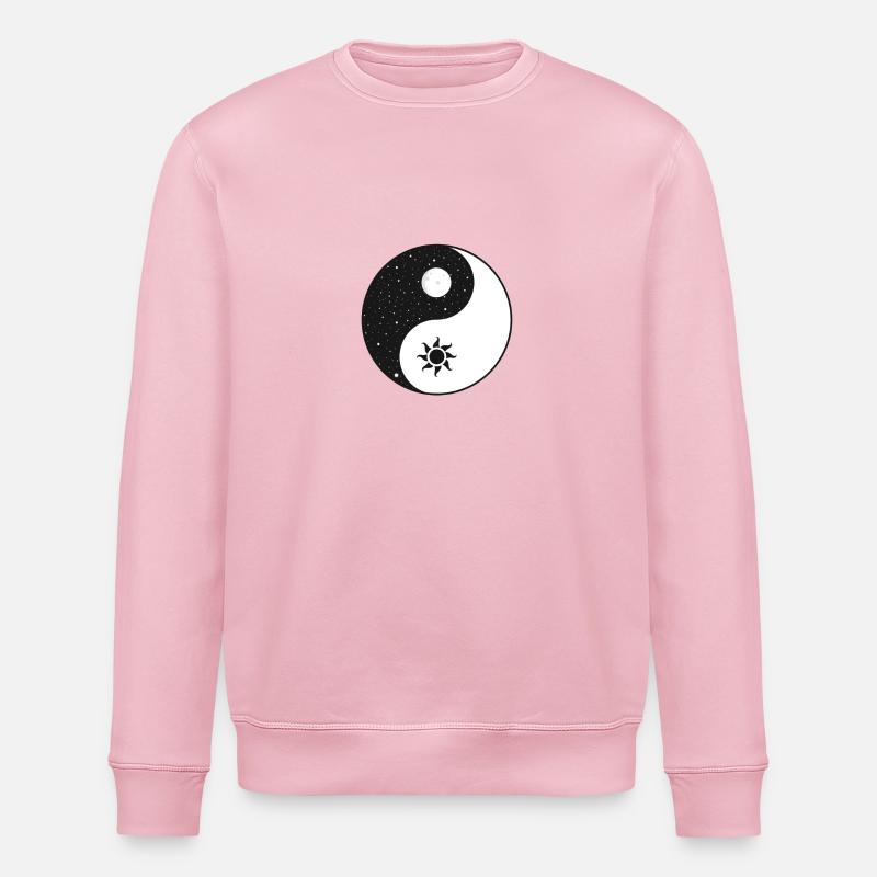 Yin yang - Stanley/Stella Unisex Bio-Sweatshirt ROLLER - Hellrosa