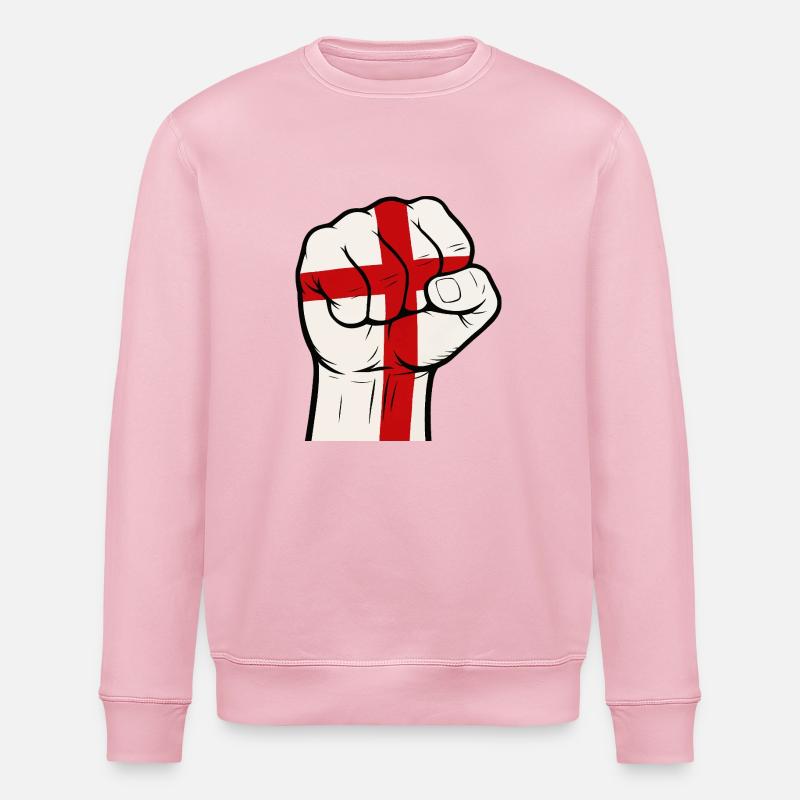 faust england - Stanley/Stella Unisex Bio-Sweatshirt ROLLER - Hellrosa
