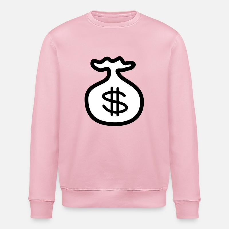 backpack suitcase backpack bag briefcase83 - Stanley/Stella ROLLER Unisex Organic Sweatshirt - cotton pink