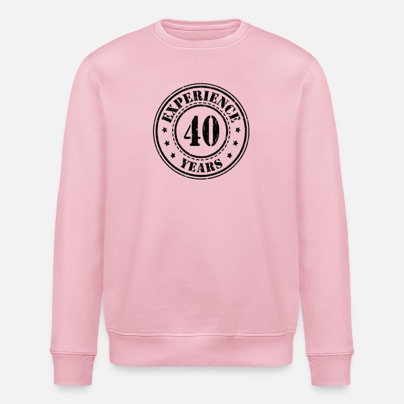 40 ans d'expérience - Sweat bio ROLLER Stanley/Stella Unisexe - rose pâle