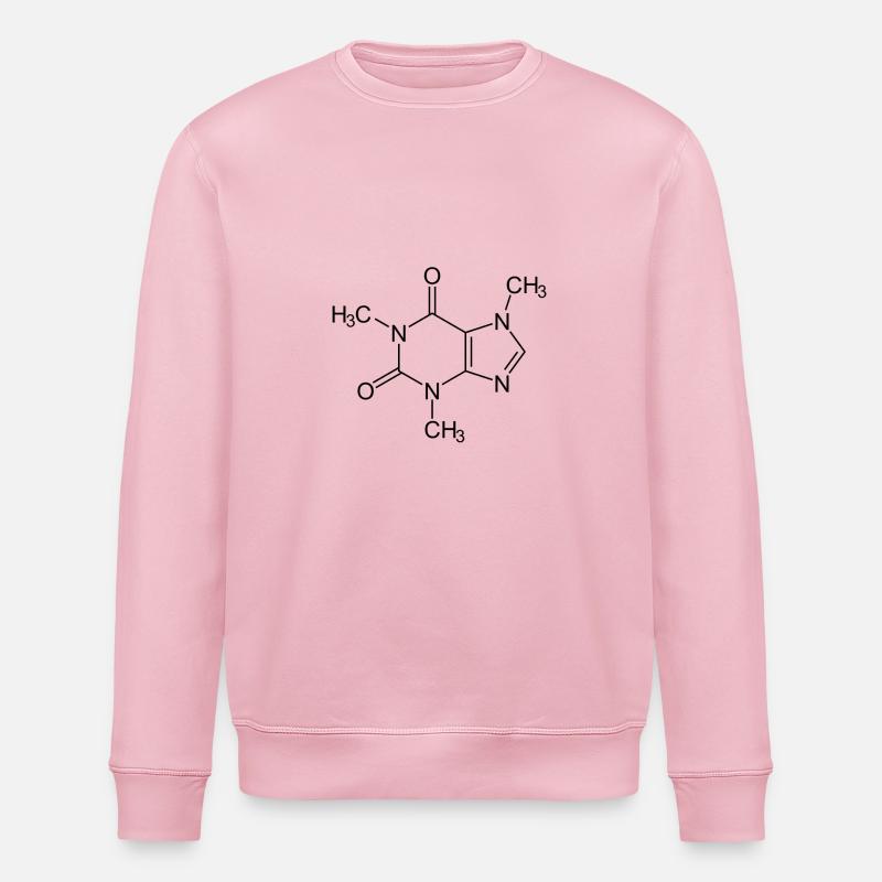 caffeine - Stanley/Stella ROLLER Unisex Organic Sweatshirt - cotton pink