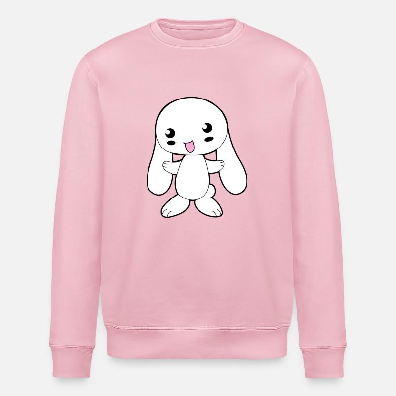 Bunny - Stanley/Stella Unisex Bio-Sweatshirt ROLLER - Hellrosa