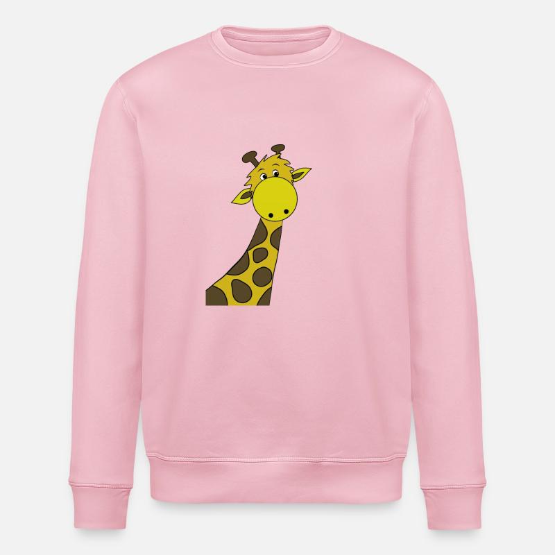 Giraffe - Stanley/Stella Unisex Bio-Sweatshirt ROLLER - Hellrosa