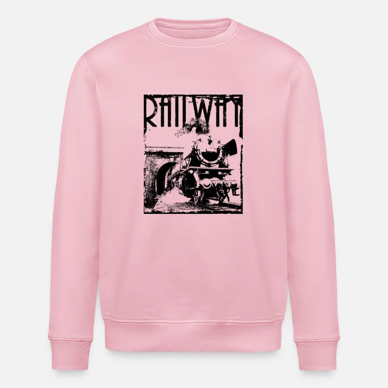 Railway - Stanley/Stella Unisex Bio-Sweatshirt ROLLER - Hellrosa
