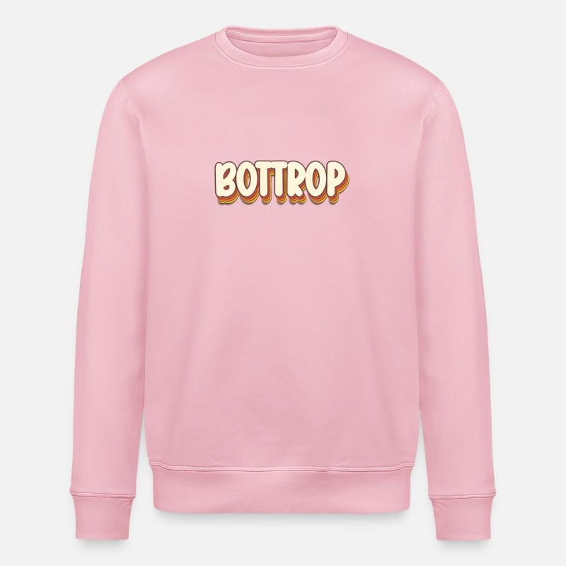 Bottropérine Bottroper Bottrop - Sweat bio ROLLER Stanley/Stella Unisexe - rose pâle