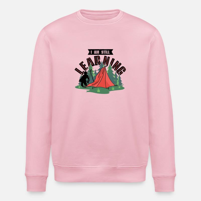 I am still learning - Stanley/Stella ROLLER Unisex Organic Sweatshirt - cotton pink