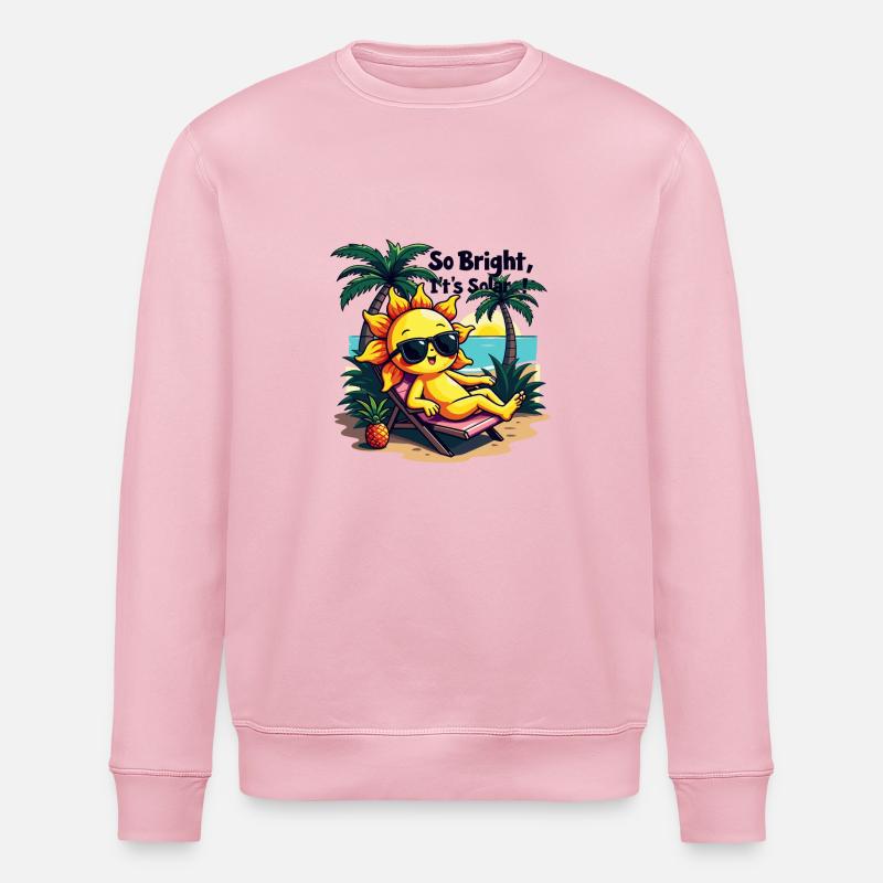 HELL - Stanley/Stella Unisex Bio-Sweatshirt ROLLER - Hellrosa