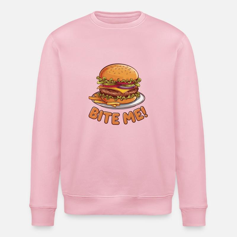 HAMBURGER - Stanley/Stella Unisex Bio-Sweatshirt ROLLER - Hellrosa