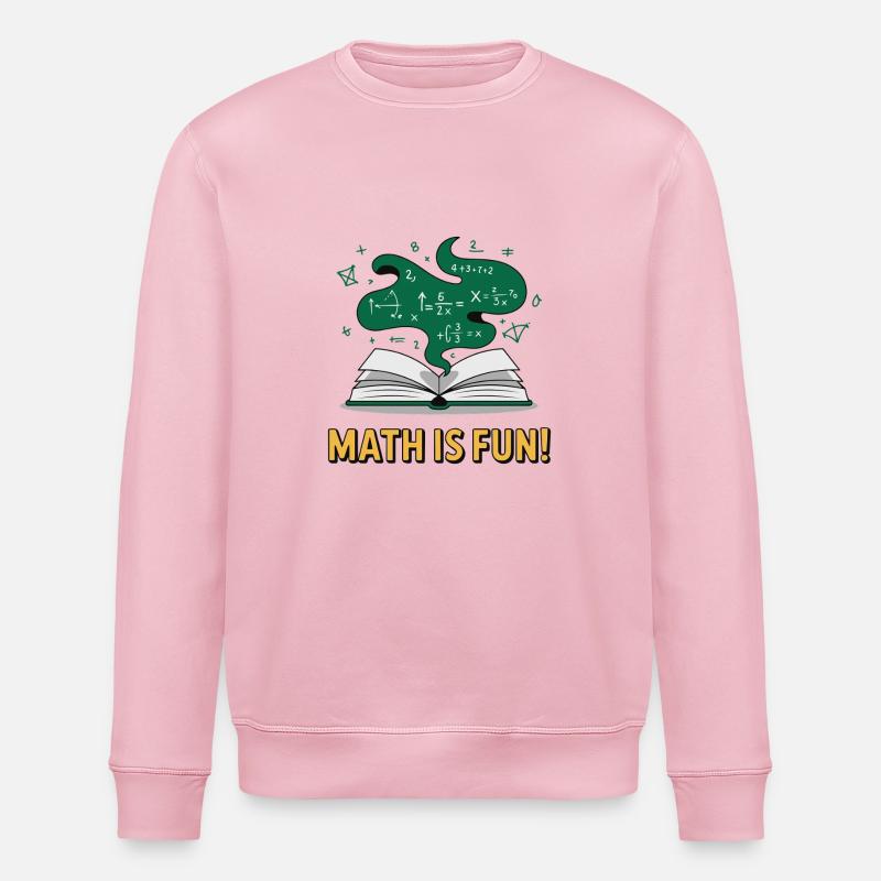 MATHEMATIK - Stanley/Stella Unisex Bio-Sweatshirt ROLLER - Hellrosa