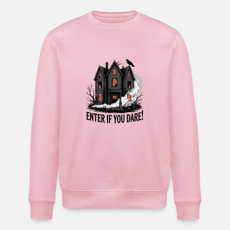 VERWUNSCHENE GEBÄUDE - Stanley/Stella Unisex Bio-Sweatshirt ROLLER - Hellrosa