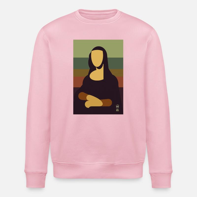 Mona Lisa - Sweat bio ROLLER Stanley/Stella Unisexe - rose pâle