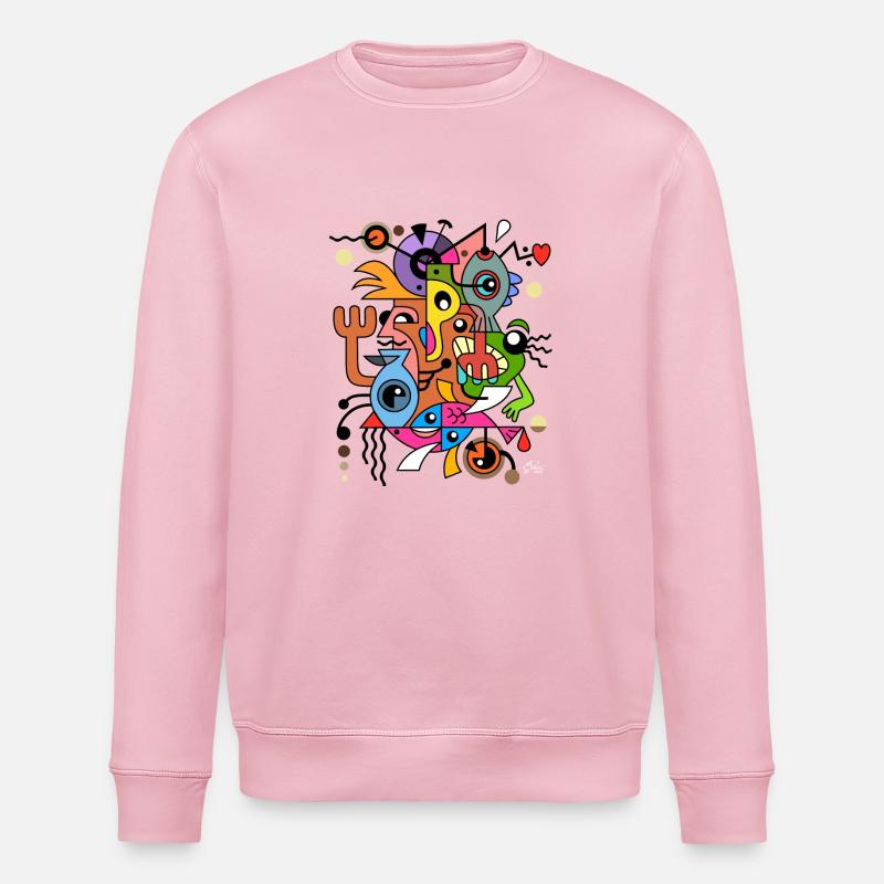 La Maison du Pêcheur - Sweat bio ROLLER Stanley/Stella Unisexe - rose pâle