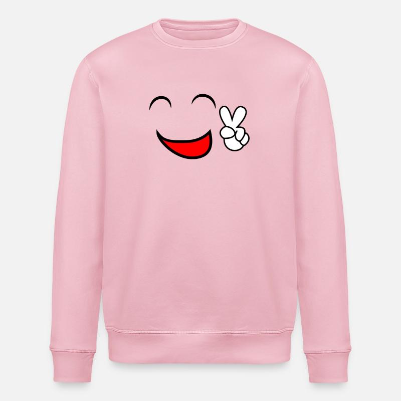 Comic Style - Sweat bio ROLLER Stanley/Stella Unisexe - rose pâle