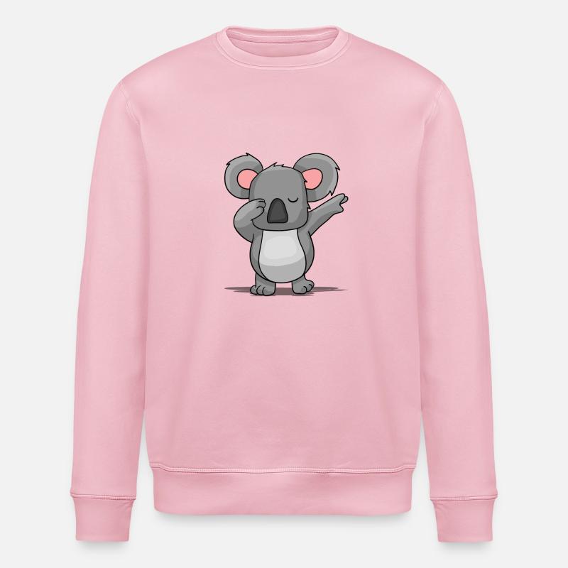 koala - Sweat bio ROLLER Stanley/Stella Unisexe - rose pâle