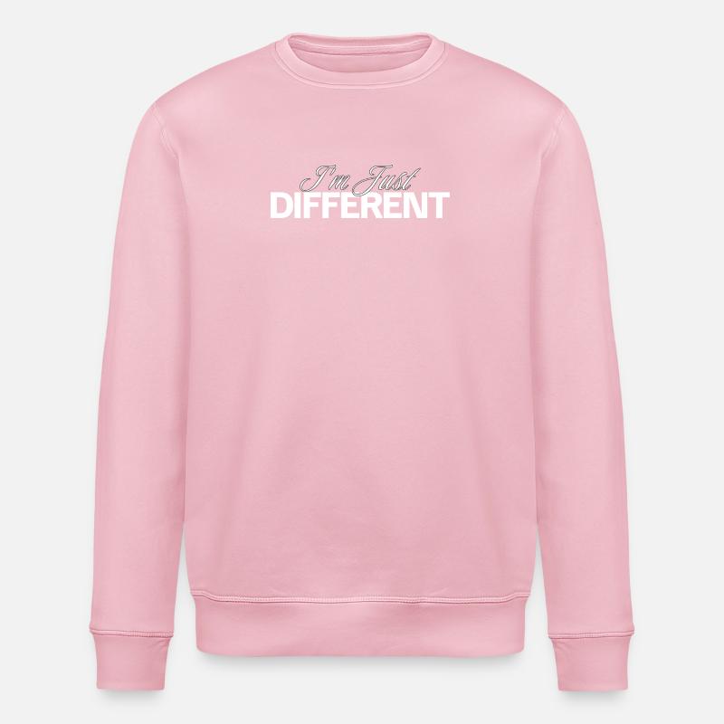 I'm different - Stanley/Stella ROLLER Unisex Organic Sweatshirt - cotton pink