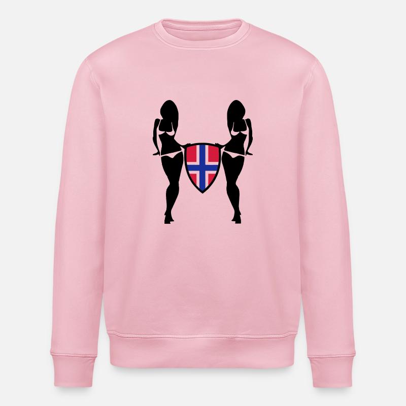 norwegen - Stanley/Stella Unisex Bio-Sweatshirt ROLLER - Hellrosa
