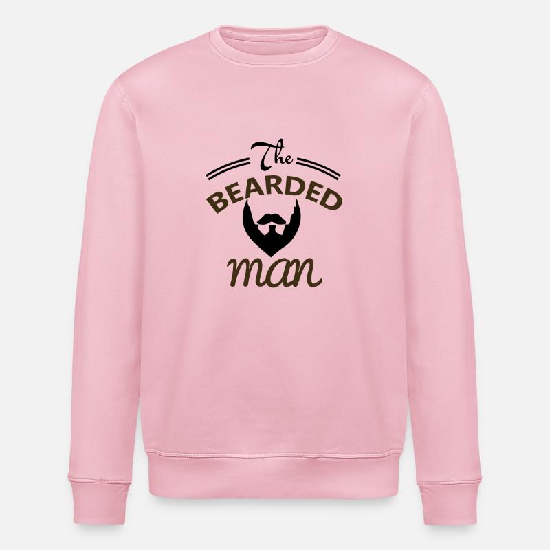 The Bearded Man - Stanley/Stella Unisex Bio-Sweatshirt ROLLER - Hellrosa