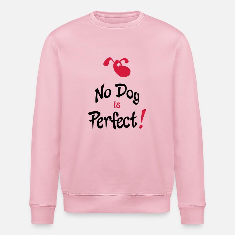 humor hund - Stanley/Stella Unisex Bio-Sweatshirt ROLLER - Hellrosa