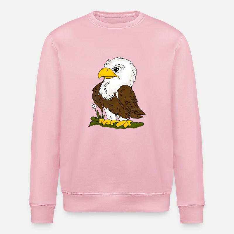 Aigle - Sweat bio ROLLER Stanley/Stella Unisexe - rose pâle