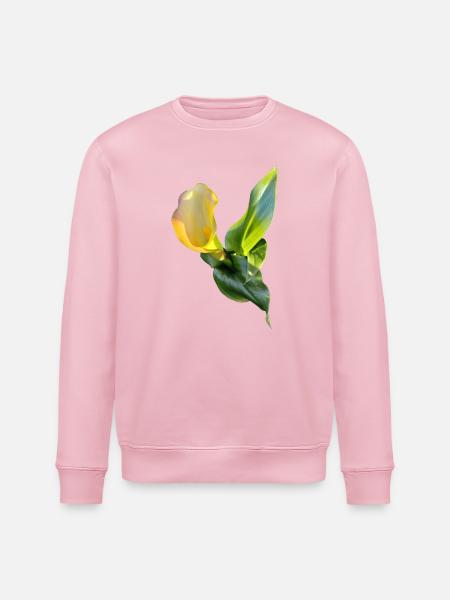 GELBE CALLA-LILIE - Stanley/Stella Unisex Bio-Sweatshirt ROLLER - Hellrosa