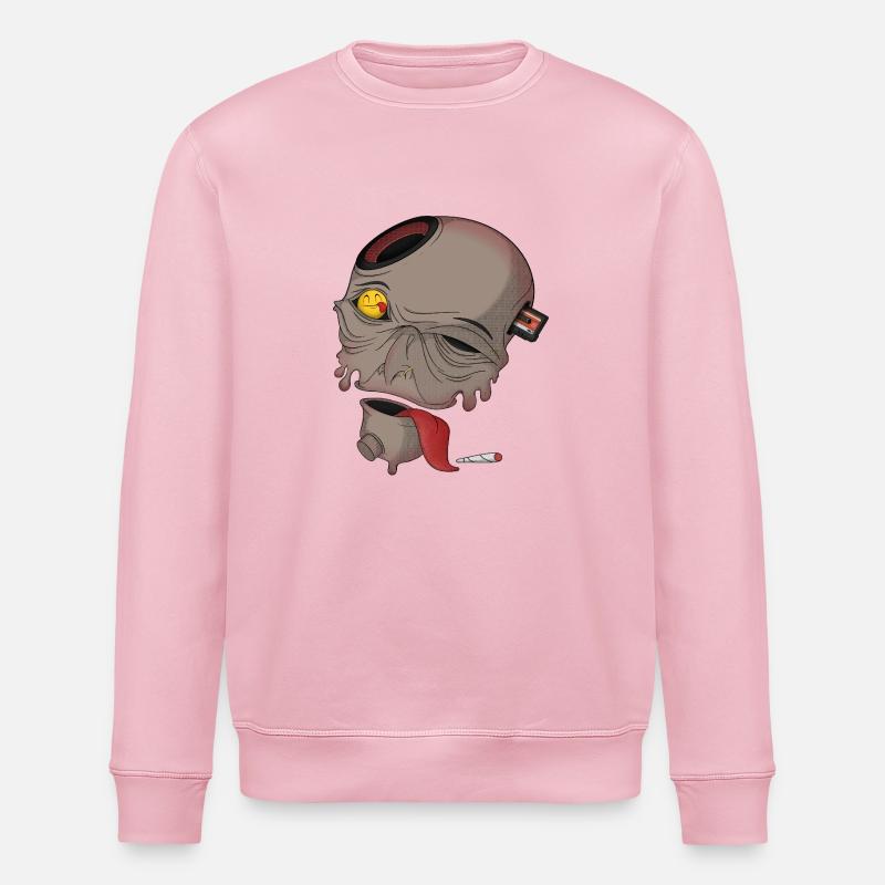 Crâne de surcharge audio - Sweat bio ROLLER Stanley/Stella Unisexe - rose pâle