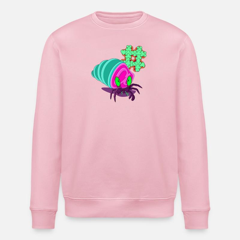 DOMAINE PRIMITIF - Sweat bio ROLLER Stanley/Stella Unisexe - rose pâle