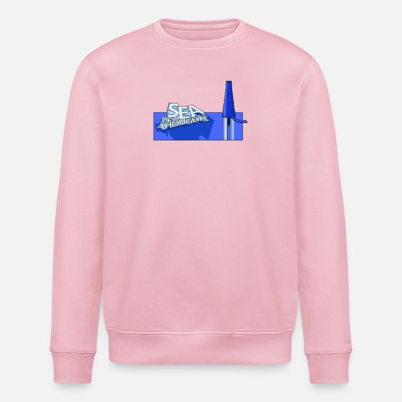 MEER DER GEDANKEN - Stanley/Stella Unisex Bio-Sweatshirt ROLLER - Hellrosa