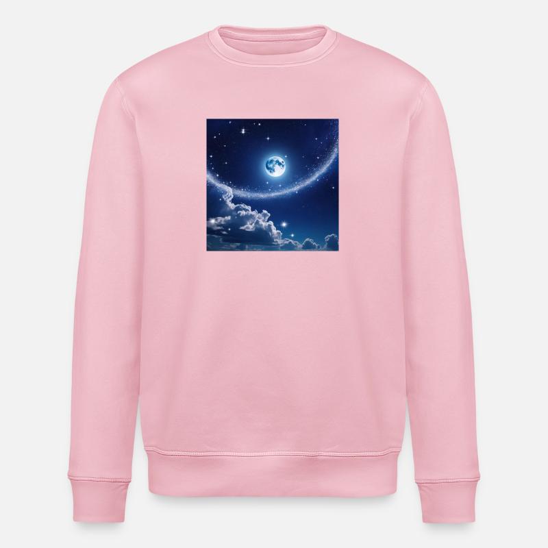 Klarer Nachthimmel - Stanley/Stella Unisex Bio-Sweatshirt ROLLER - Hellrosa