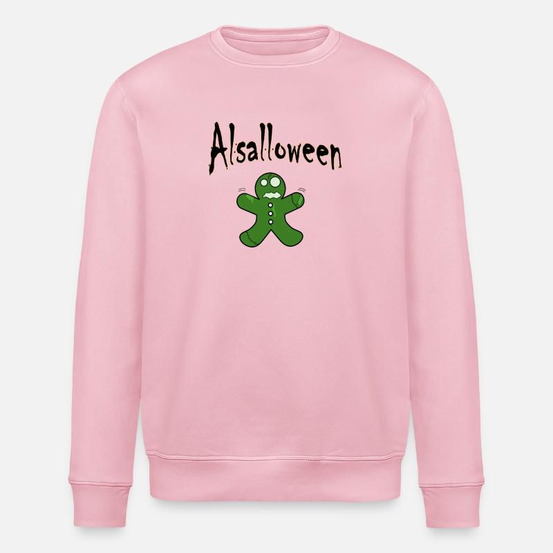 Alsalloween Mannele - Sweat bio ROLLER Stanley/Stella Unisexe - rose pâle